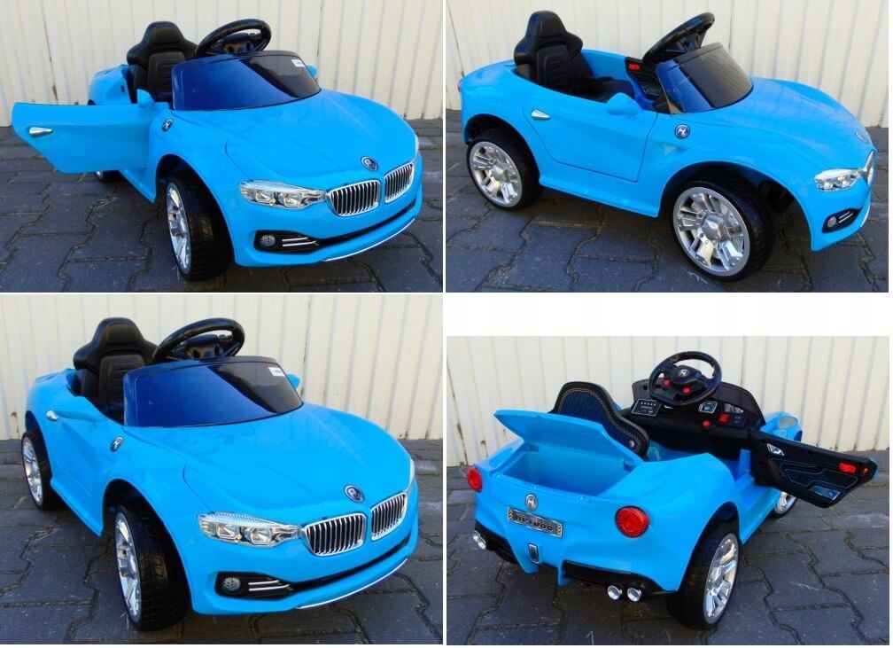 Masinuta electrica pentru copii Cabrio B11 (FL1088) Albastru - imagine 4