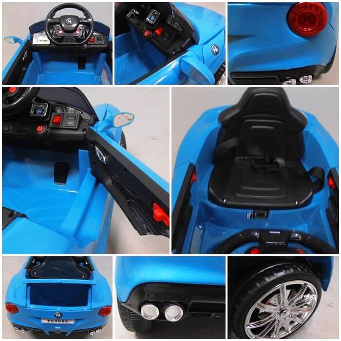 Masinuta electrica pentru copii Cabrio B11 (FL1088) Albastru - imagine 5