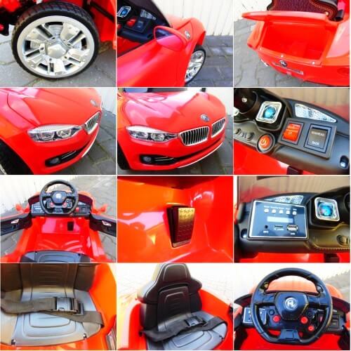 Masinuta electrica pentru copii Cabrio B11 (FL1088) Rosu - imagine 6