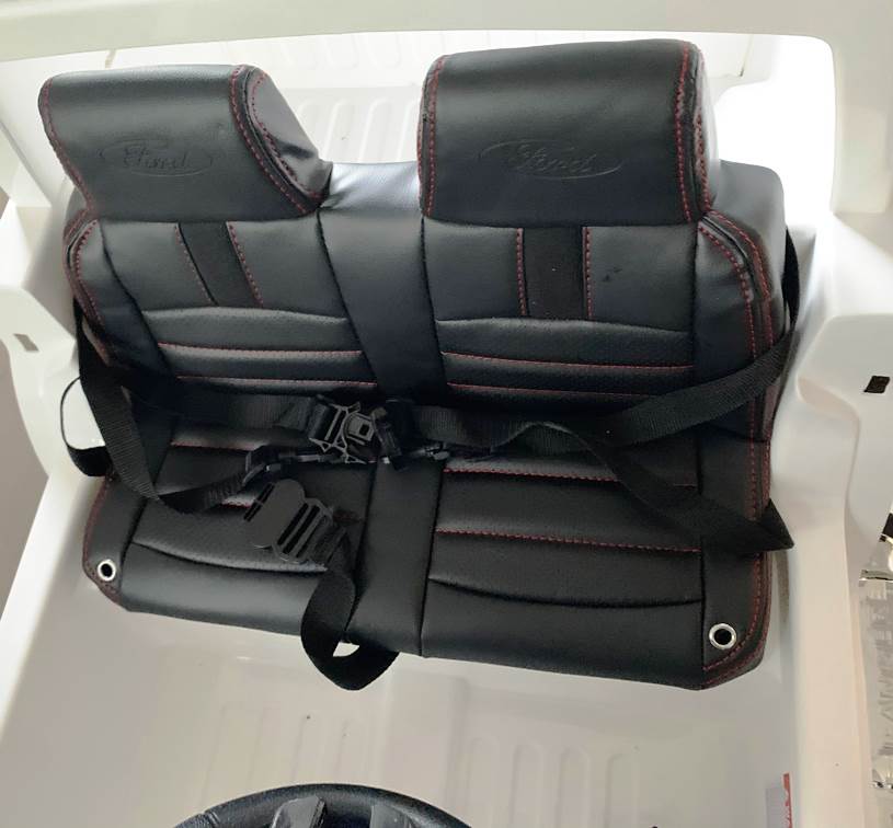 Masinuta electrica pentru copii Ford Ranger Raptor POLITIA (DK-F150) Alb - imagine 11