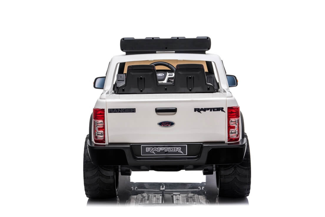 Masinuta electrica pentru copii Ford Ranger Raptor POLITIA (DK-F150) Alb - imagine 9