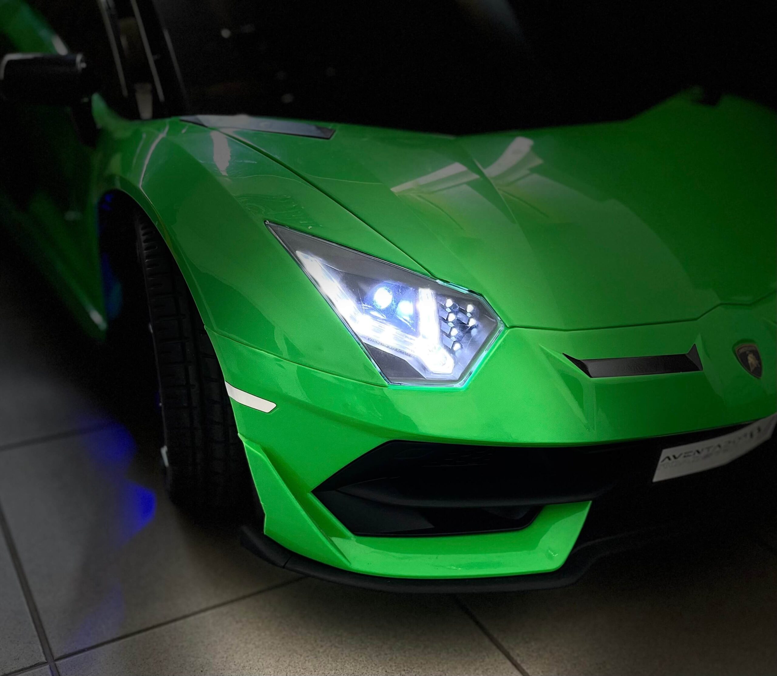 Masinuta electrica drift Lamborghini Aventador 24V 500W Drift cu 2 locuri viteza max 13km/h (2028-drift) Verde - imagine 11