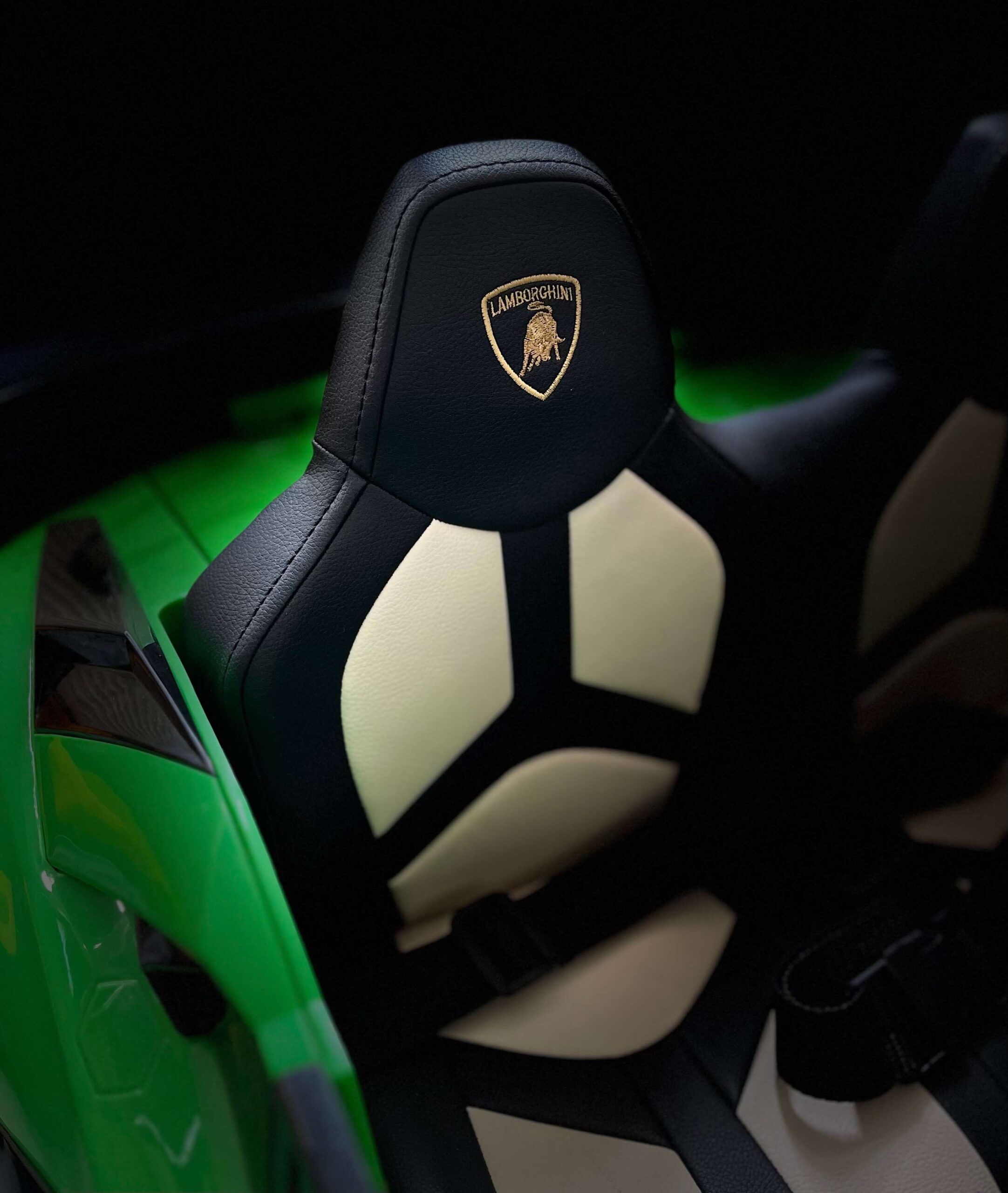 Masinuta electrica drift Lamborghini Aventador 24V 500W Drift cu 2 locuri viteza max 13km/h (2028-drift) Verde - imagine 3