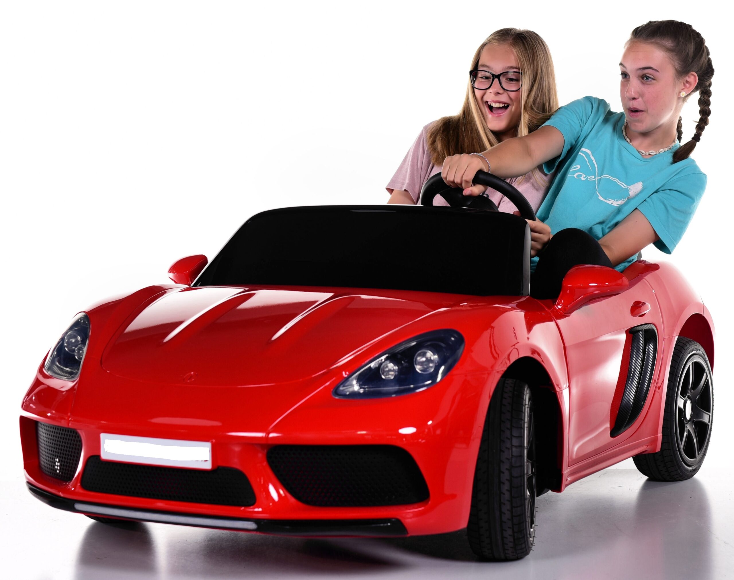 Masinuta electrica pentru copii mari "PERFECTA LIFT", 2 locuri cu sarcina pana la 100kg si viteza max 15km/h (A021) Rosu - imagine 2