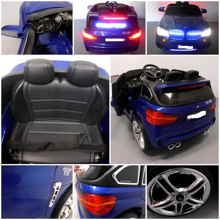 Masinuta electrica pentru copii CABRIO B6 Albastru - imagine 3