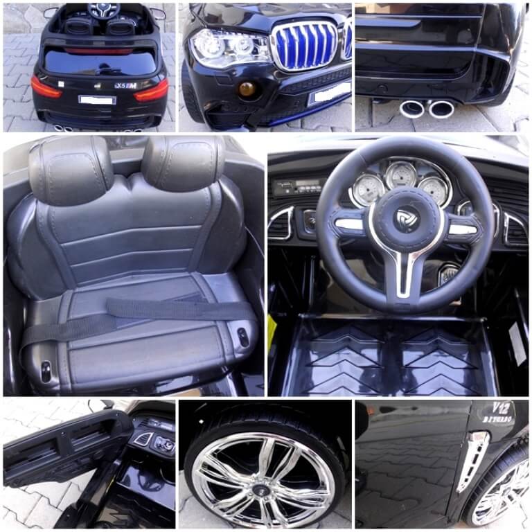 Masinuta electrica pentru copii CABRIO B6 Negru - imagine 2