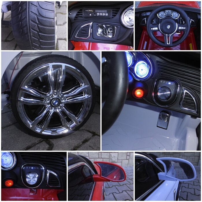 Masinuta electrica pentru copii CABRIO B6 Rosu - imagine 3