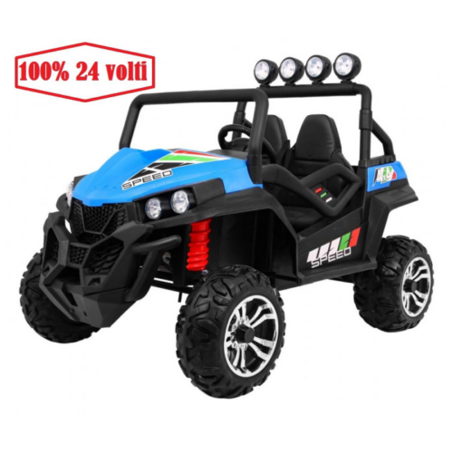 Masinuta electrica pentru copii 24 Volti UTV 4X4 SPEEDY BUGGY (S2588-1) New Face Lift Albastru