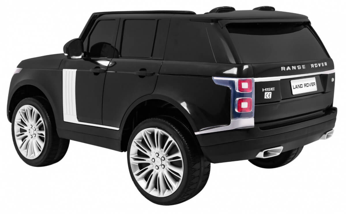 Masinuta electrica pentru copii cu 2 locuri RANGE ROVER HSE 4x4 cu LCD(999), Negru - imagine 4