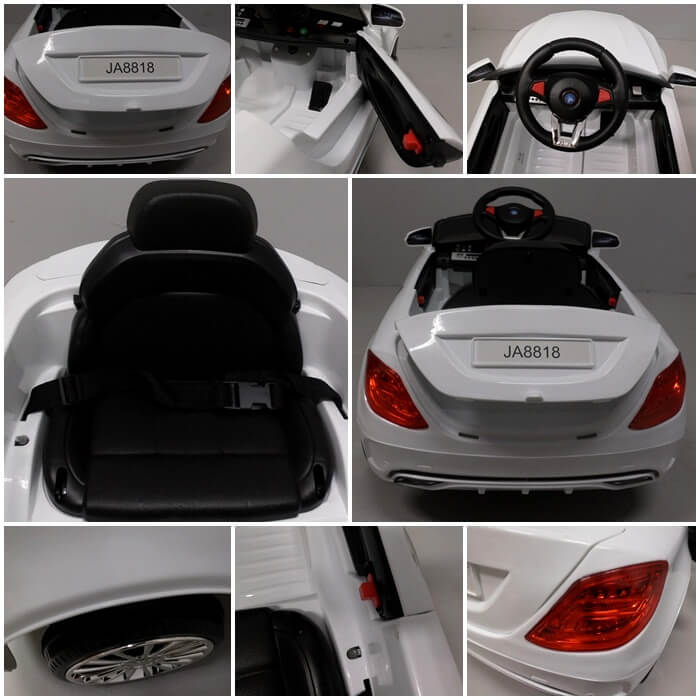 Masinuta electrica pentru copii CABRIO M4 Alb - imagine 2