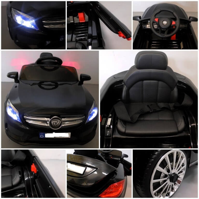 Masinuta electrica pentru copii CABRIO M4 Negru - imagine 4