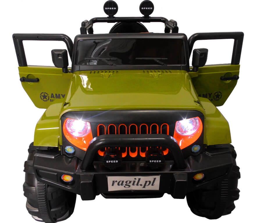 Masinuta electrica pentru copii AMY 4x4 (119) Verde - imagine 3