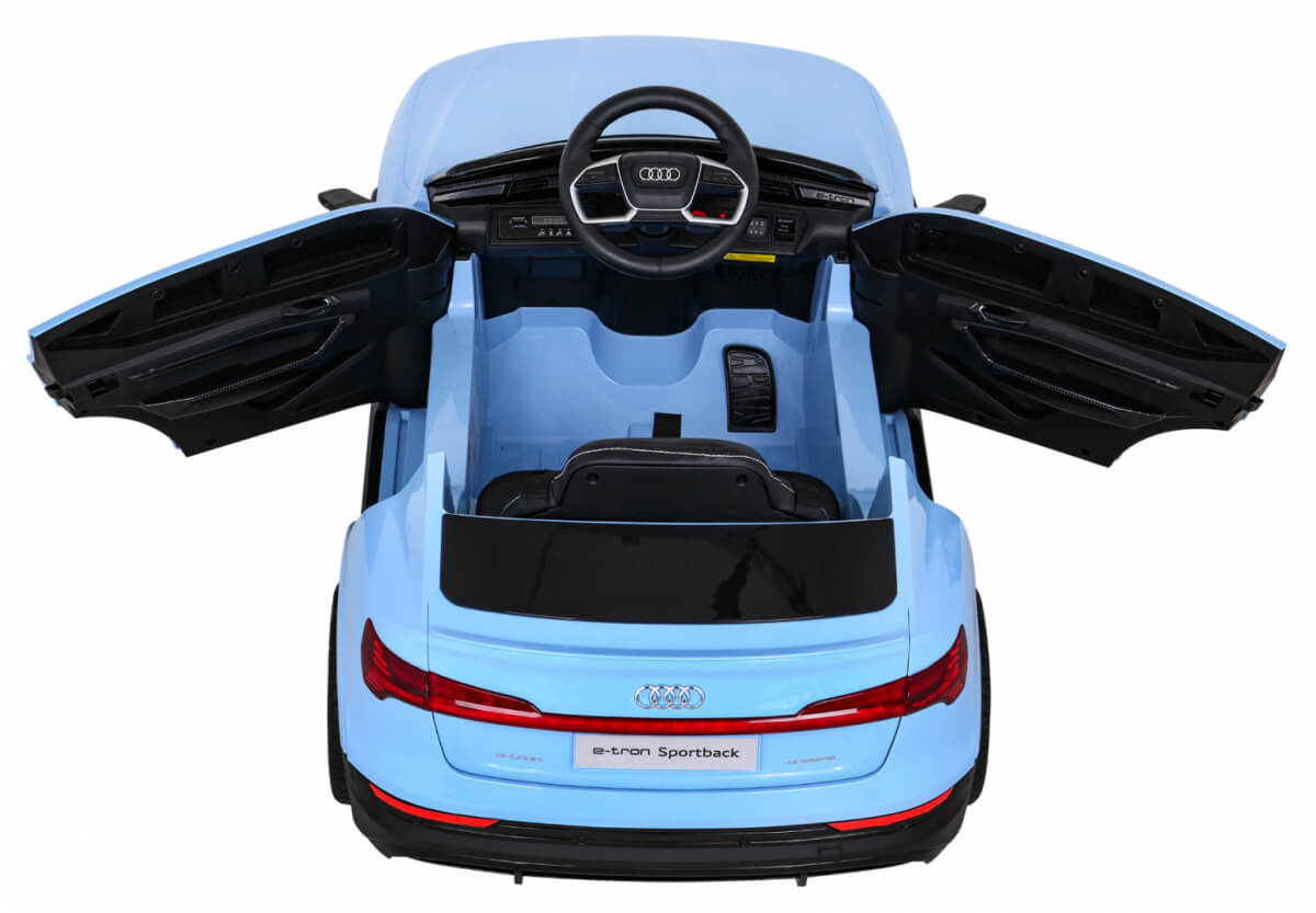 Masinuta electrica pentru copii Audi E-Tron Sportback 4x4 (6688) Albastru - imagine 4