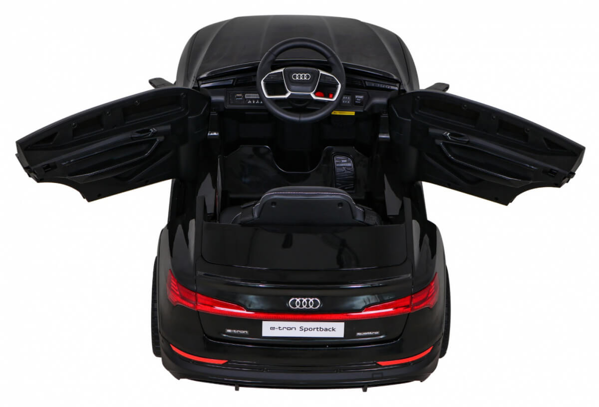 Masinuta electrica pentru copii Audi E-Tron Sportback 4x4 (6688) Negru - imagine 4