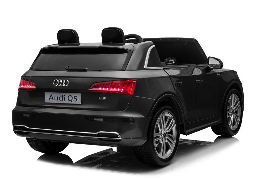 Masinuta electrica pentru copii Audi Q5 XXL cu 2 locuri, ecran LCD, 4x4, Negru - imagine 5