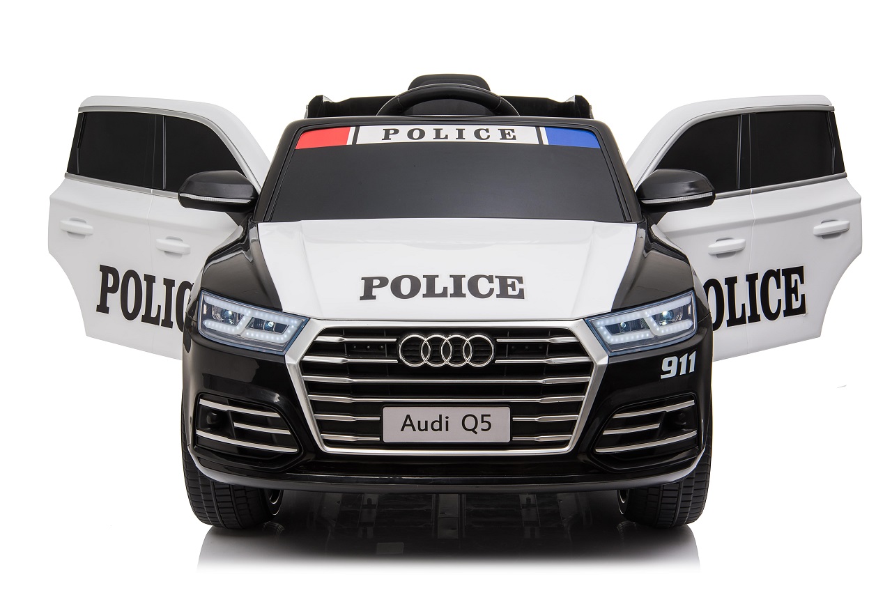 Masinuta electrica pentru copii Audi Q5 POLITIA (S305) Negru - imagine 5