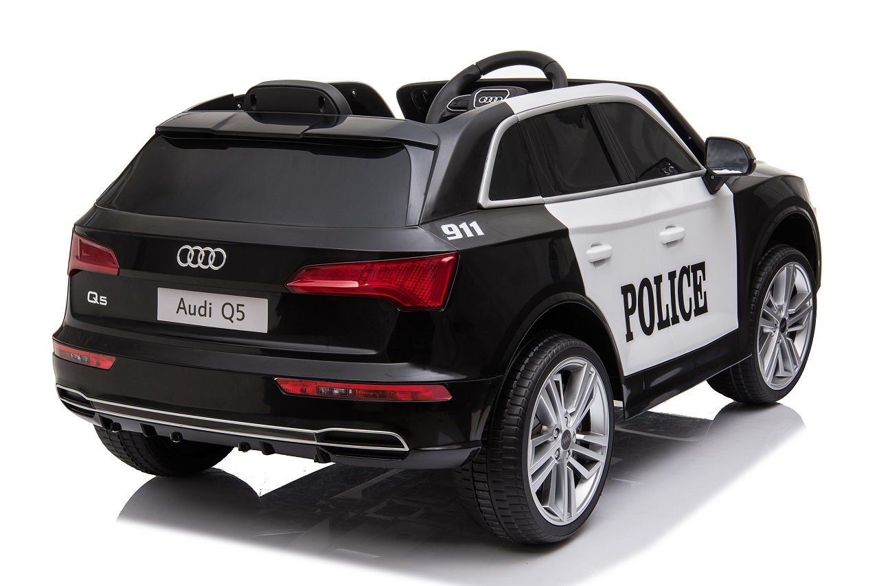 Masinuta electrica pentru copii Audi Q5 POLITIA (S305) Negru - imagine 4