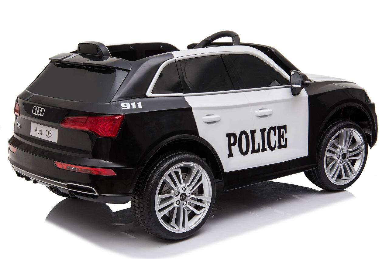 Masinuta electrica pentru copii Audi Q5 POLITIA (S305) Negru - imagine 2