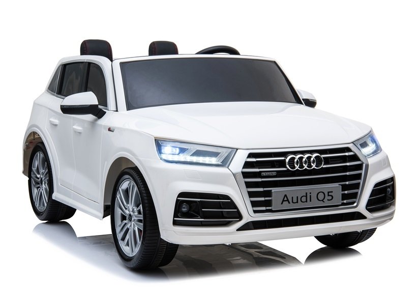 Masinuta electrica pentru copii Audi Q5 XXL cu 2 locuri, ecran LCD, 4x4, Alb - imagine 2