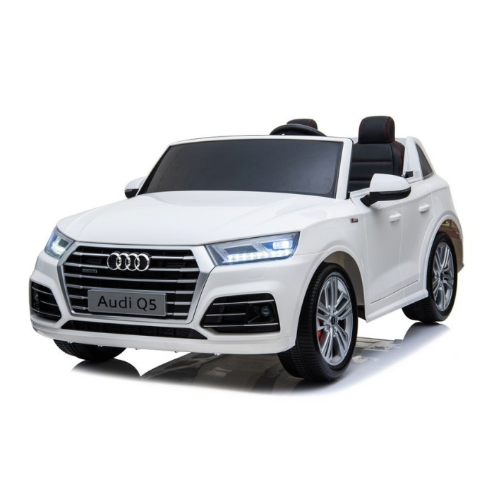 Masinuta electrica pentru copii Audi Q5 XXL cu 2 locuri, ecran LCD, 4x4, Alb
