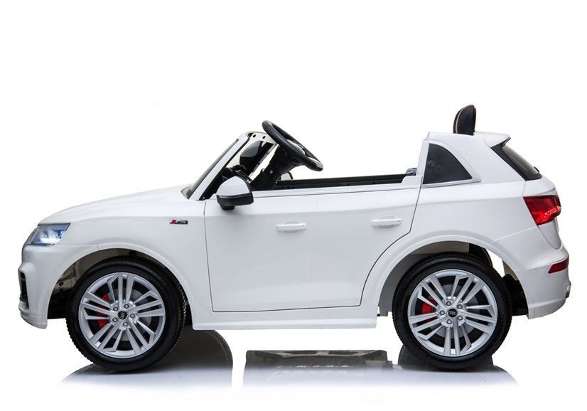 Masinuta electrica pentru copii Audi Q5 XXL cu 2 locuri, ecran LCD, 4x4, Alb - imagine 4