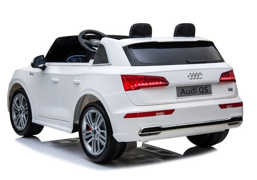 Masinuta electrica pentru copii Audi Q5 XXL cu 2 locuri, ecran LCD, 4x4, Alb - imagine 5