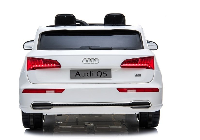 Masinuta electrica pentru copii Audi Q5 XXL cu 2 locuri, ecran LCD, 4x4, Alb - imagine 6