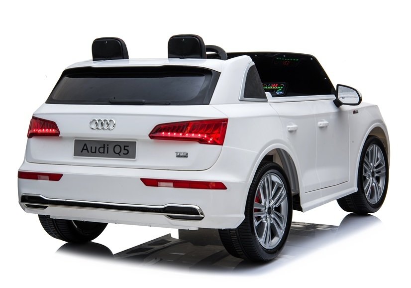 Masinuta electrica pentru copii Audi Q5 XXL cu 2 locuri, ecran LCD, 4x4, Alb - imagine 7