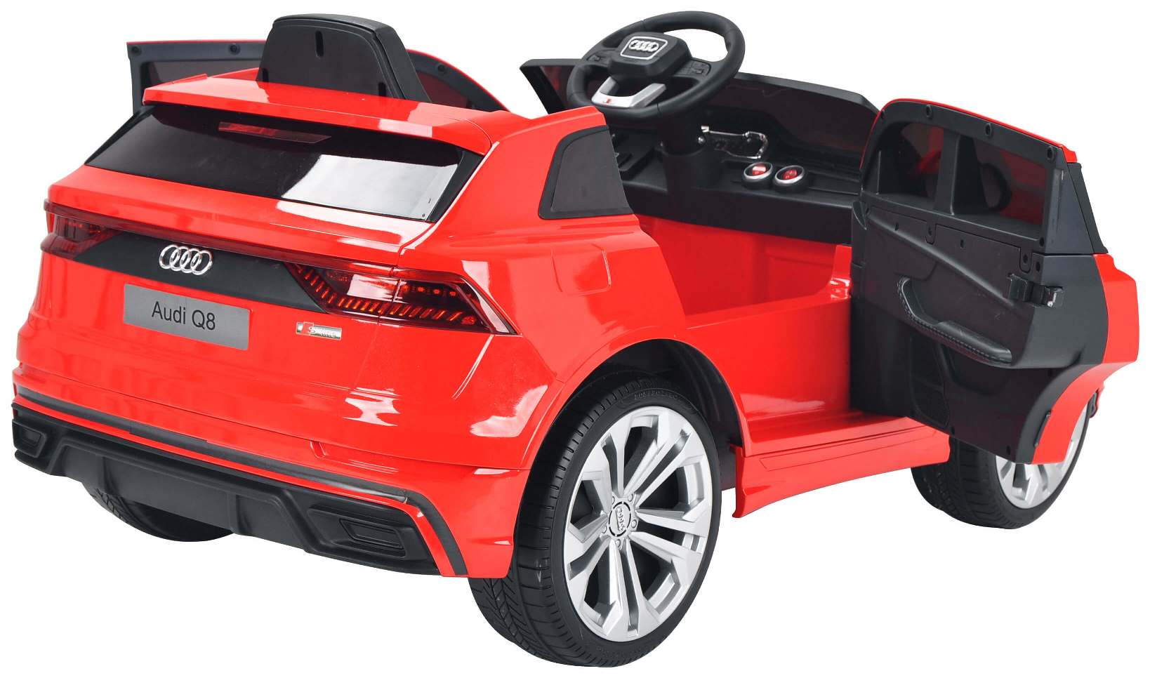Masinuta electrica pentru copii AUDI Q8 (11877) Rosu - imagine 6