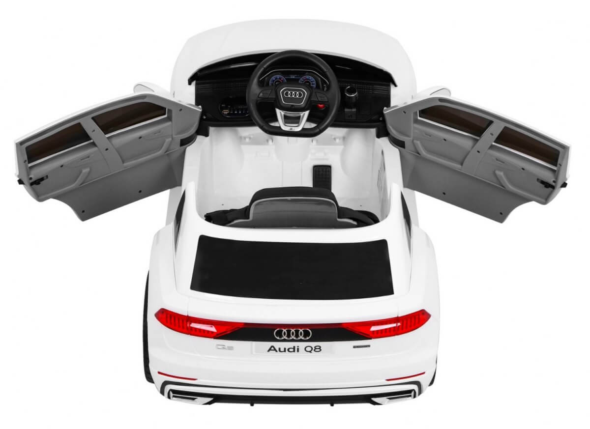 Masinuta electrica pentru copii AUDI Q8 LIFT (2066) Alb - imagine 4