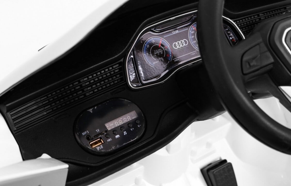 Masinuta electrica pentru copii AUDI Q8 LIFT (2066) Alb - imagine 5