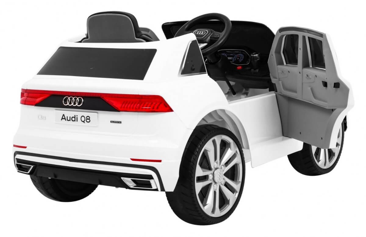 Masinuta electrica pentru copii AUDI Q8 LIFT (2066) Alb - imagine 6