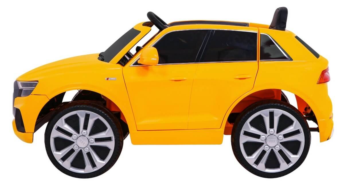 Masinuta electrica pentru copii AUDI Q8 LIFT (2066) Galben - imagine 5