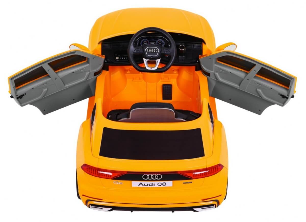 Masinuta electrica pentru copii AUDI Q8 LIFT (2066) Galben - imagine 7