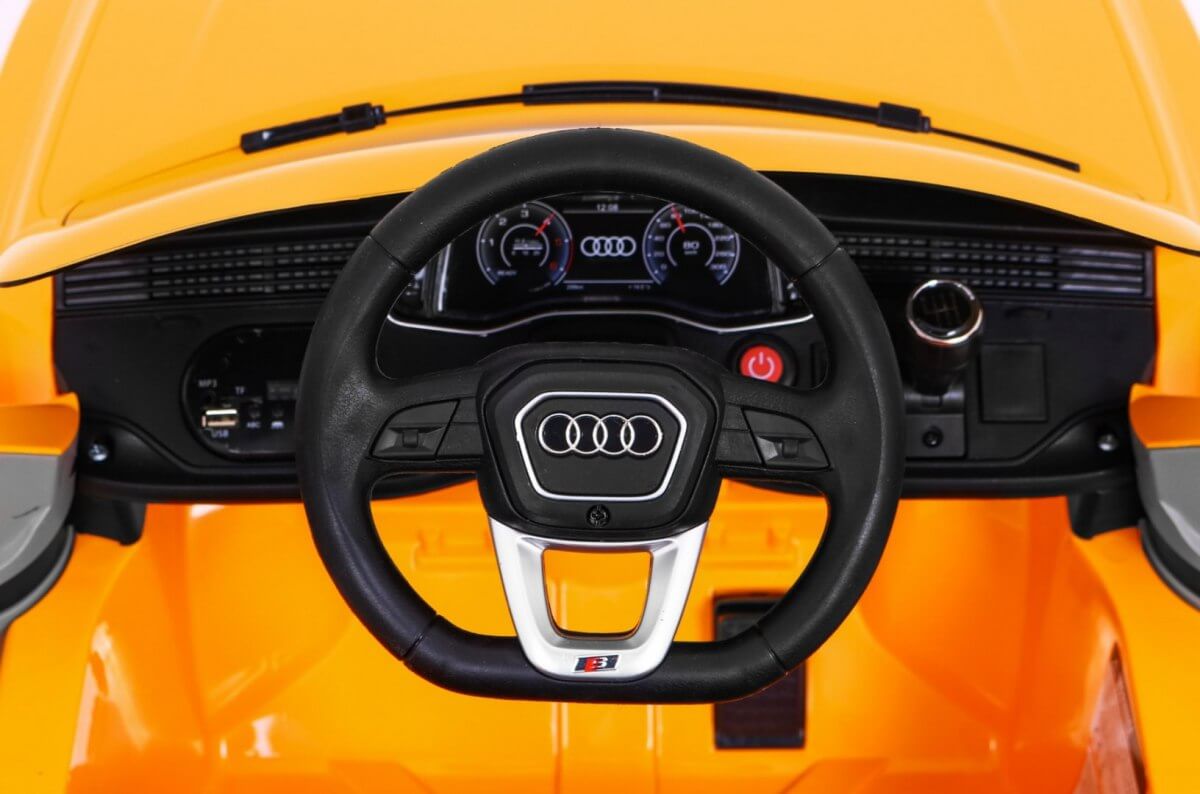 Masinuta electrica pentru copii AUDI Q8 LIFT (2066) Galben - imagine 8