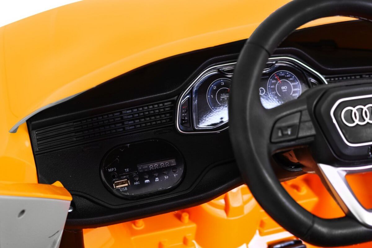 Masinuta electrica pentru copii AUDI Q8 LIFT (2066) Galben - imagine 9