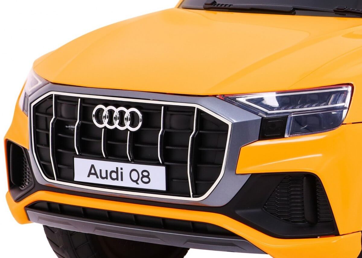 Masinuta electrica pentru copii AUDI Q8 LIFT (2066) Galben - imagine 10