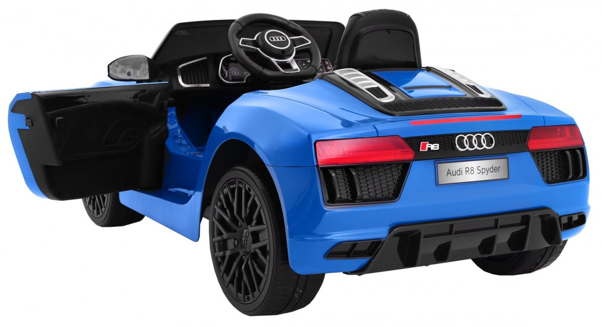 Masinuta eIectrica pentru copii AUDI R8 SPYDER (2198) Albastru metalizat - imagine 4