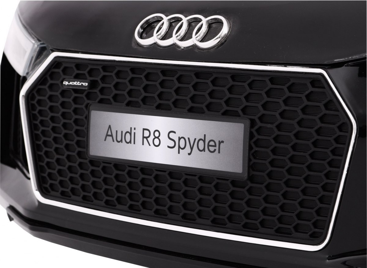 Masinuta eIectrica pentru copii AUDI R8 SPYDER (2198) Negru - imagine 2