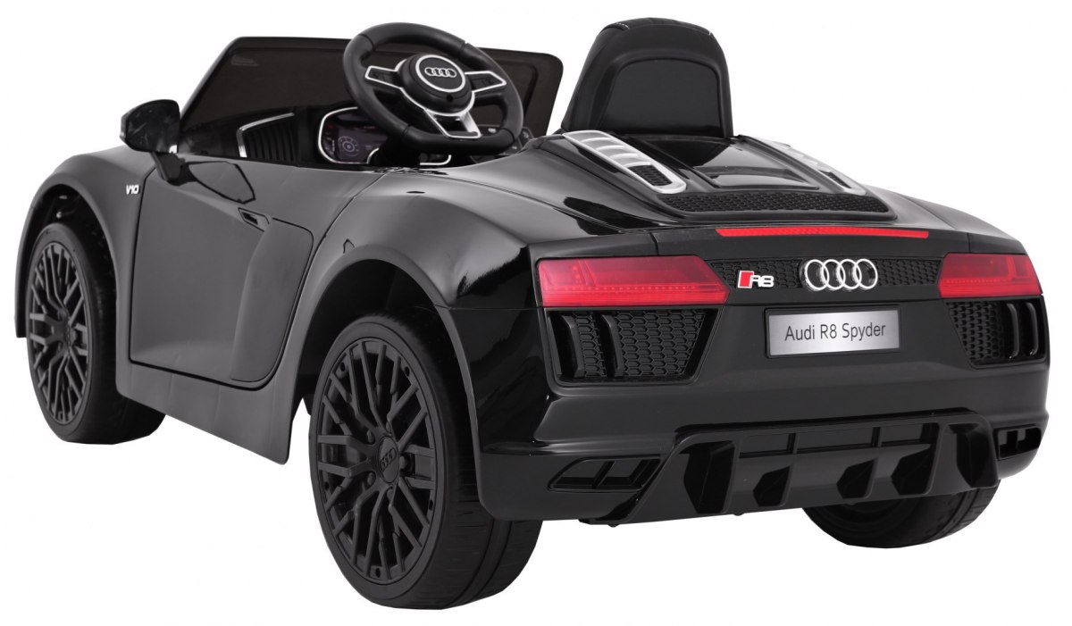 Masinuta eIectrica pentru copii AUDI R8 SPYDER (2198) Negru - imagine 5