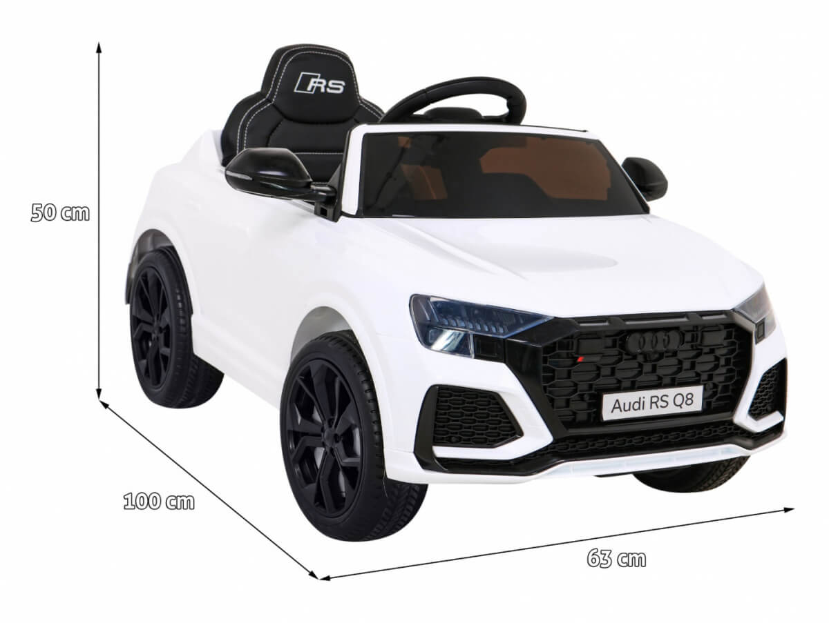 Masinuta electrica pentru copii AUDI RS Q8 (518) Alb - imagine 2