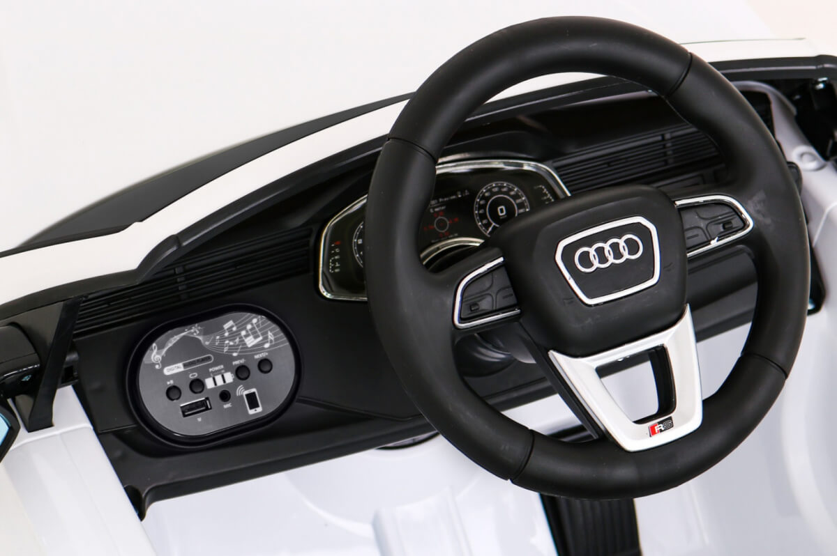 Masinuta electrica pentru copii AUDI RS Q8 (518) Alb - imagine 5