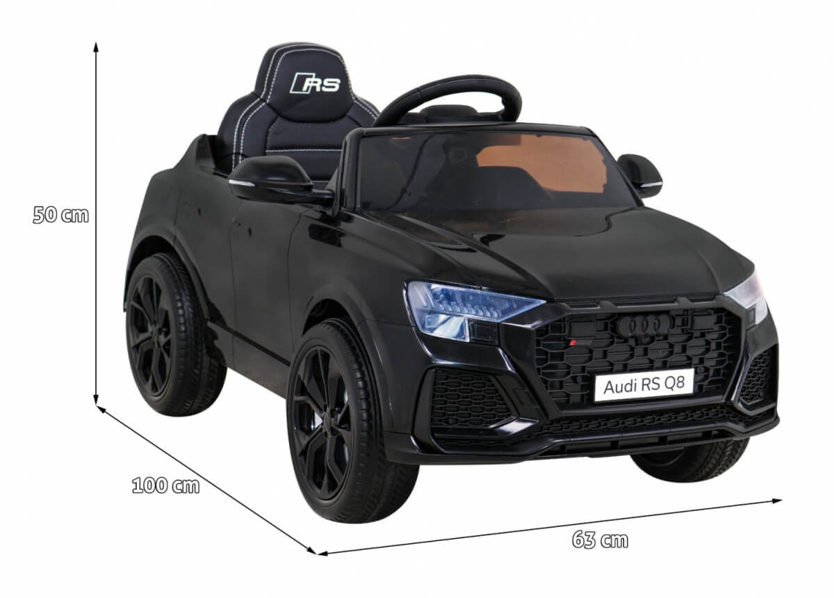 Masinuta electrica pentru copii AUDI RS Q8 (518) Negru - imagine 2