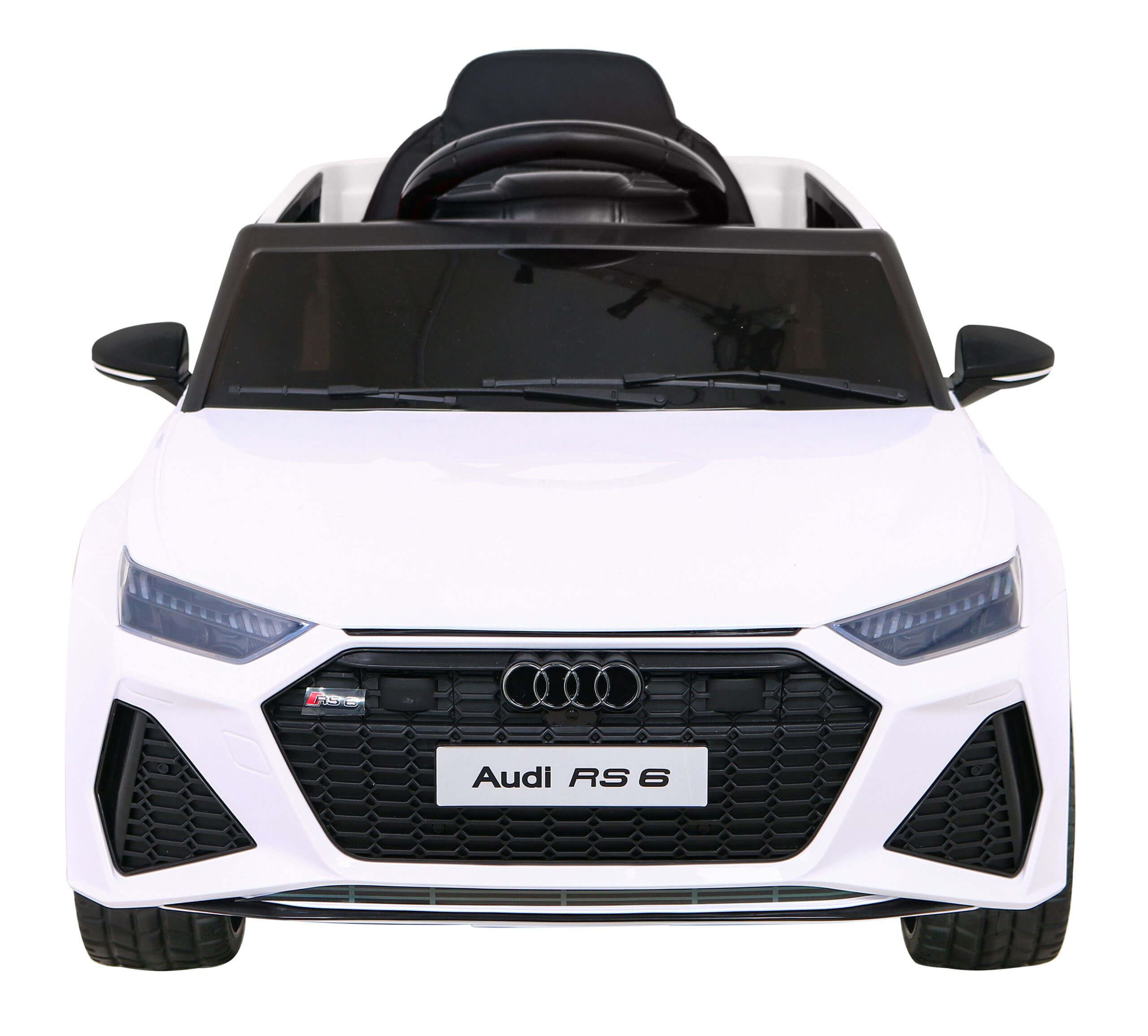 Masinuta electrica pentru copii Audi RS6 12V (BRD-2118) Alb - imagine 2