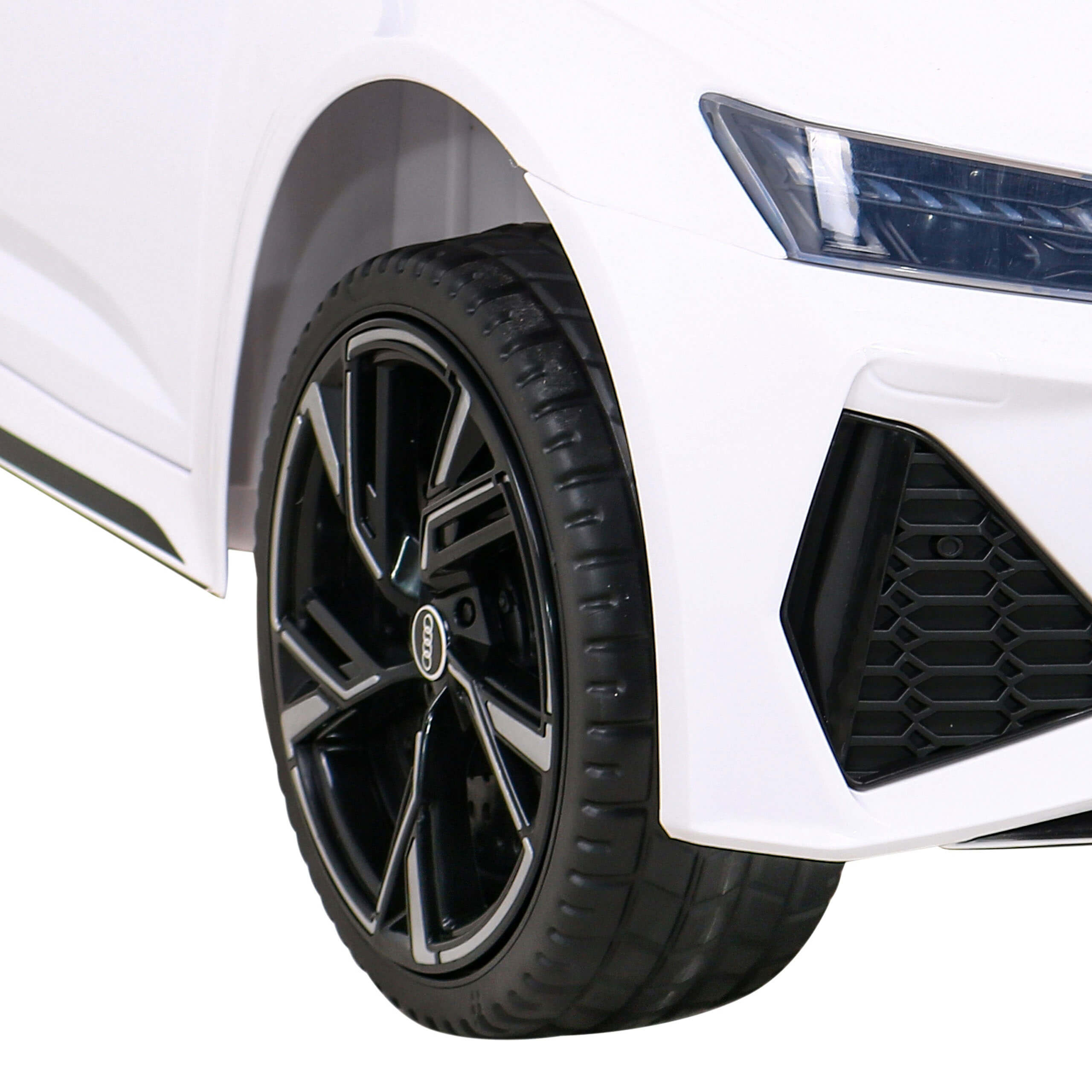 Masinuta electrica pentru copii Audi RS6 12V (BRD-2118) Alb - imagine 4