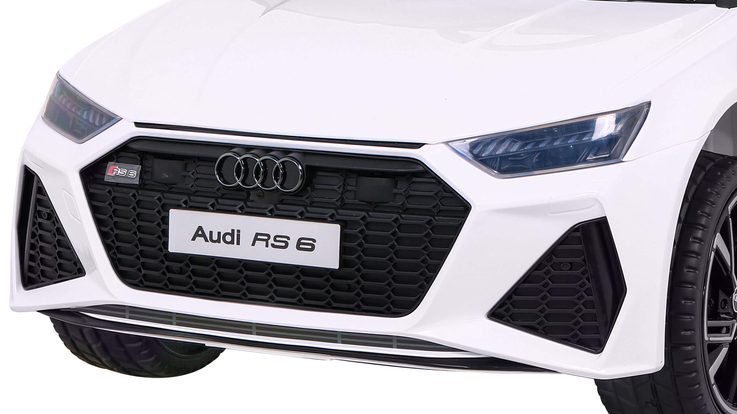 Masinuta electrica pentru copii Audi RS6 12V (BRD-2118) Alb - imagine 5