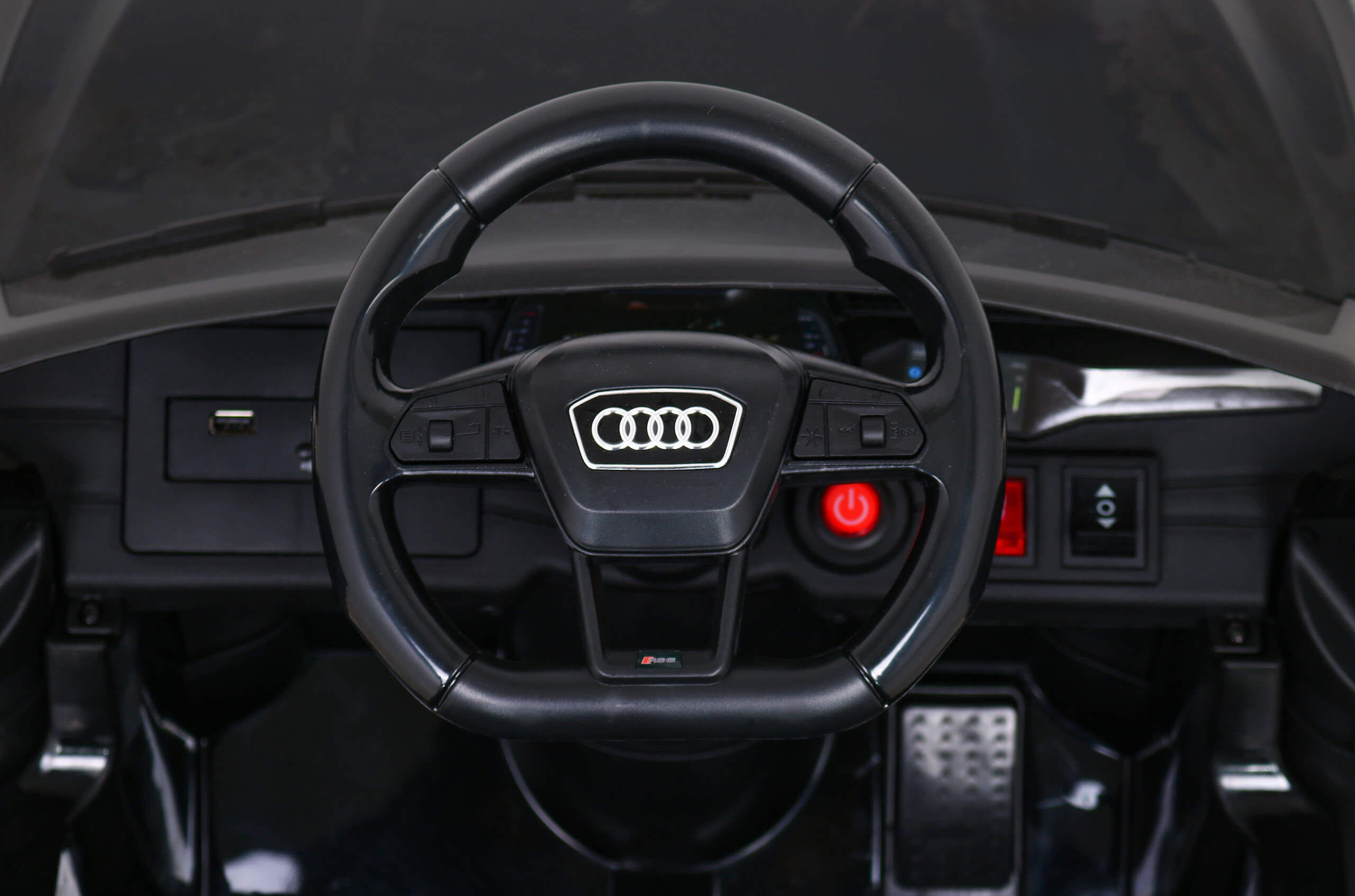 Masinuta electrica pentru copii Audi RS6 12V (BRD-2118) Negru - imagine 7