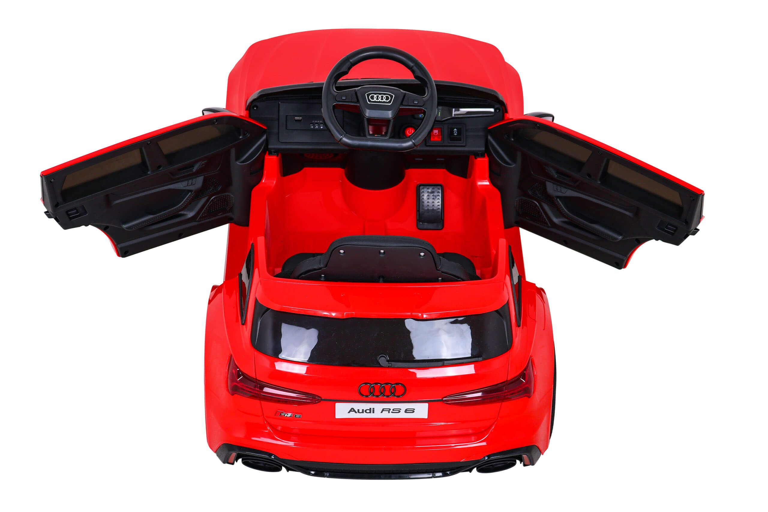 Masinuta electrica pentru copii Audi RS6 12V (BRD-2118) Rosu - imagine 5