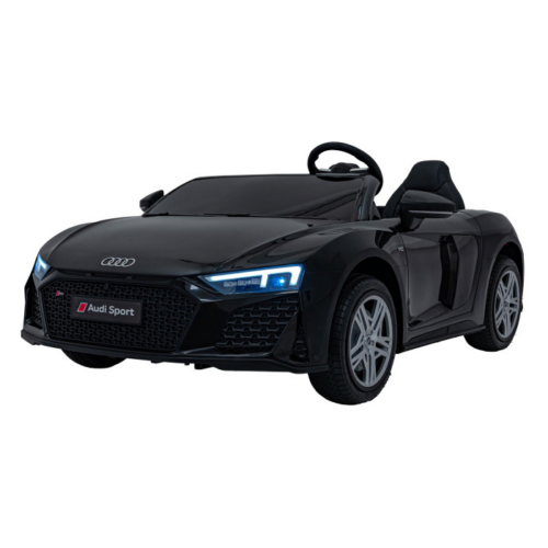 Masinuta electrica pentru copii 2 locuri cu sarcina pana la 100kg si viteza max 15km/h Audi R8 Spyder 24V (A3000) Negru