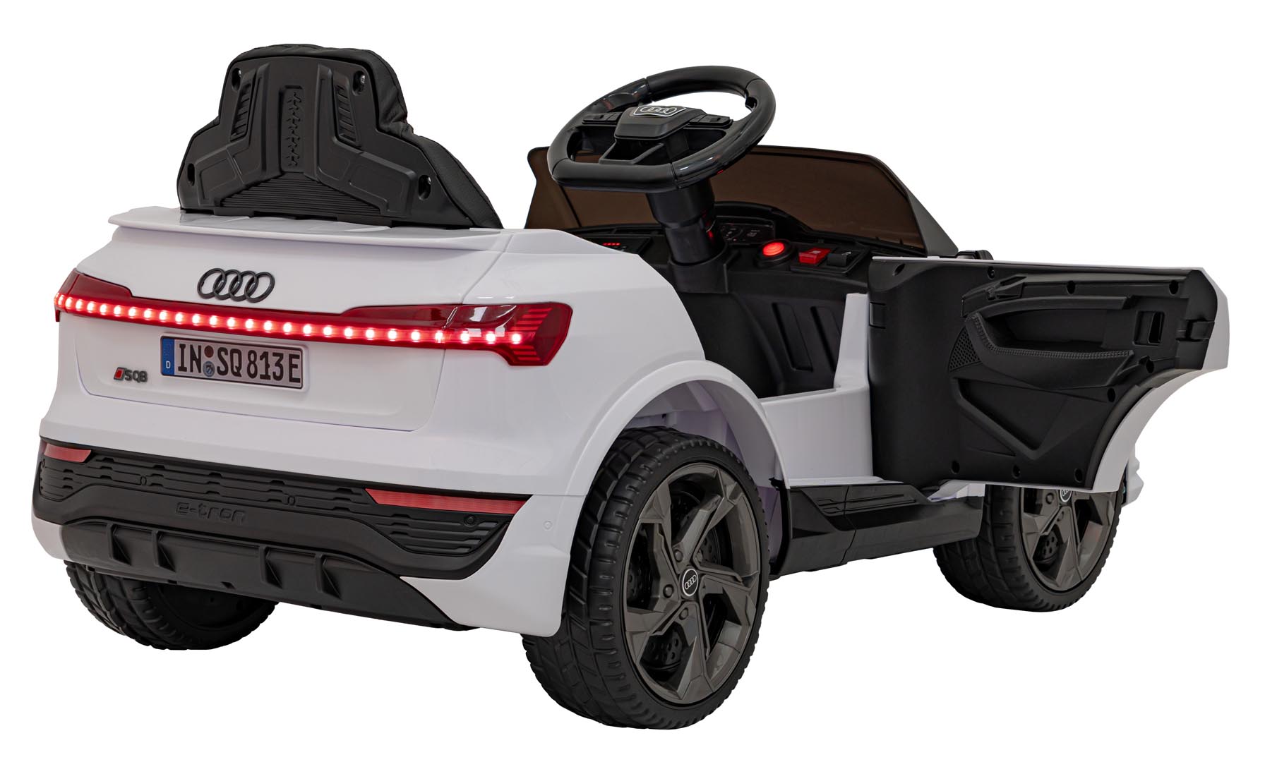 Masinuta electrica pentru copii Audi SQ8 12V (2168) Alb - imagine 7